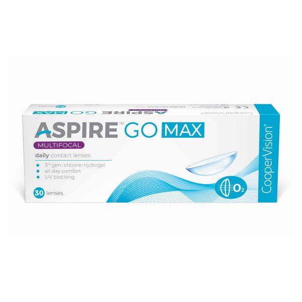 ASPIRE GO Max 1 Day Multifocal 30pk by GKB Opticals